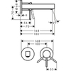 Hansgrohe Finoris 76051700 Смеситель для раковины, белый матовый