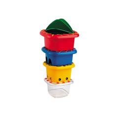 Игровой набор Tolo"Набор ведерок квадратные"