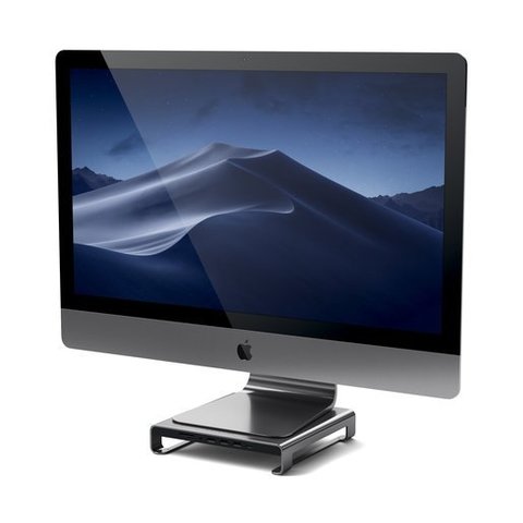 Подставка-док станция Satechi USB-C Aluminum iMac Stand with Built-in USB-C серый космос