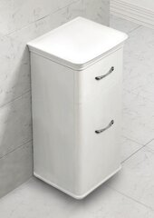 BelBagno PRADO-890-AC-SC-BL Шкаф подвесной с одним выдвижным ящиком и одной распашной дверкой, 450x350x890, Bianco Laccato Lucido фото