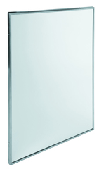 Fixed mirror, frame in AISI 304 stainless steel, satin finish L:700 x W:500 mm Mediclinics EP0350CS фото