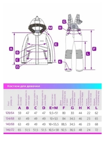 Зимний комплект NIKASTYLE 7з1424 кофе/орхидея