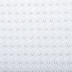 Батист ришелье, 130 см, белый