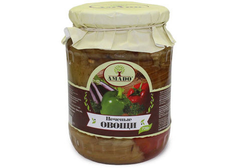 Овощи печеные "Аmado", 720г