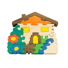 Развивающая игрушка"Домик с цветами"