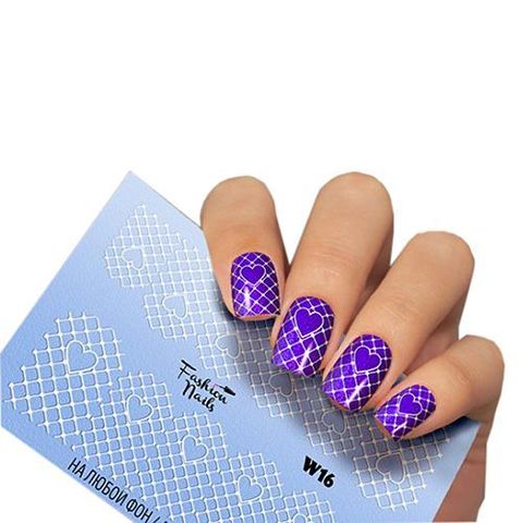 Слайдер-дизайн Fashion Nails Серия W № 16