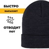 Картинка шапка-бини Buff Hat Wool Heavyweight Solid Indigo - 3