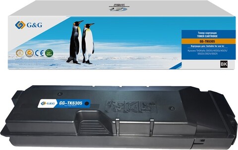 Тонер-картридж G&G GG-TK6305 для Kyocera TASKalfa 3500i, 4500i, 4501i, 5500i, 3501i, 5501i с чипом 35000 pages гарантия 36 мес.