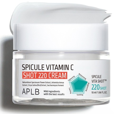 APLB Крем для лица со спикулами и витамином С Spicule Vitamin C Shot 220 Cream (55 мл)