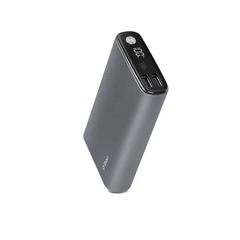 Внешний аккумулятор TTEC ReCharger Pro LCD 15.000mAh PD 65W 2*USB-A/USB-C Powerbank, серый космос