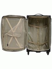 Чемодан Redmond тканевый ультралегкий Черный (ХL) карманы