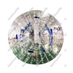 Зорб ТПУ"Капля", усиленные сиденья, диаметр 3 м