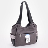 Сумка Саломея 890 мульти итальянский серо-черный