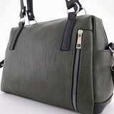 Сумка Саломея 1105 македония оливковый + черный