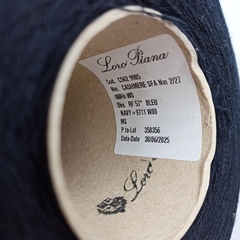 100% кашемир Арт Cashmere SFA Loro Piana 1350м/100гр Bleu Navy 9711