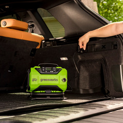 Компрессор автомобильный Greenworks ACG301 24V/12V аккумуляторный, без АКБ и ЗУ