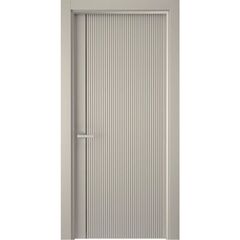Межкомнатная дверь Лайн-1 галечно-серая эмаль глухая