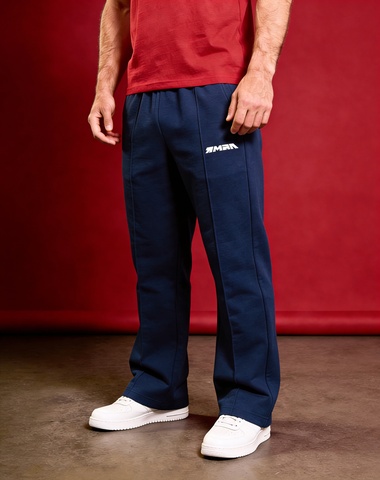 Спортивные брюки с логотипом "ЯМАЛ" синие