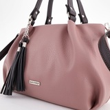 Сумка Саломея 607 версаль пыльная роза + шоколад