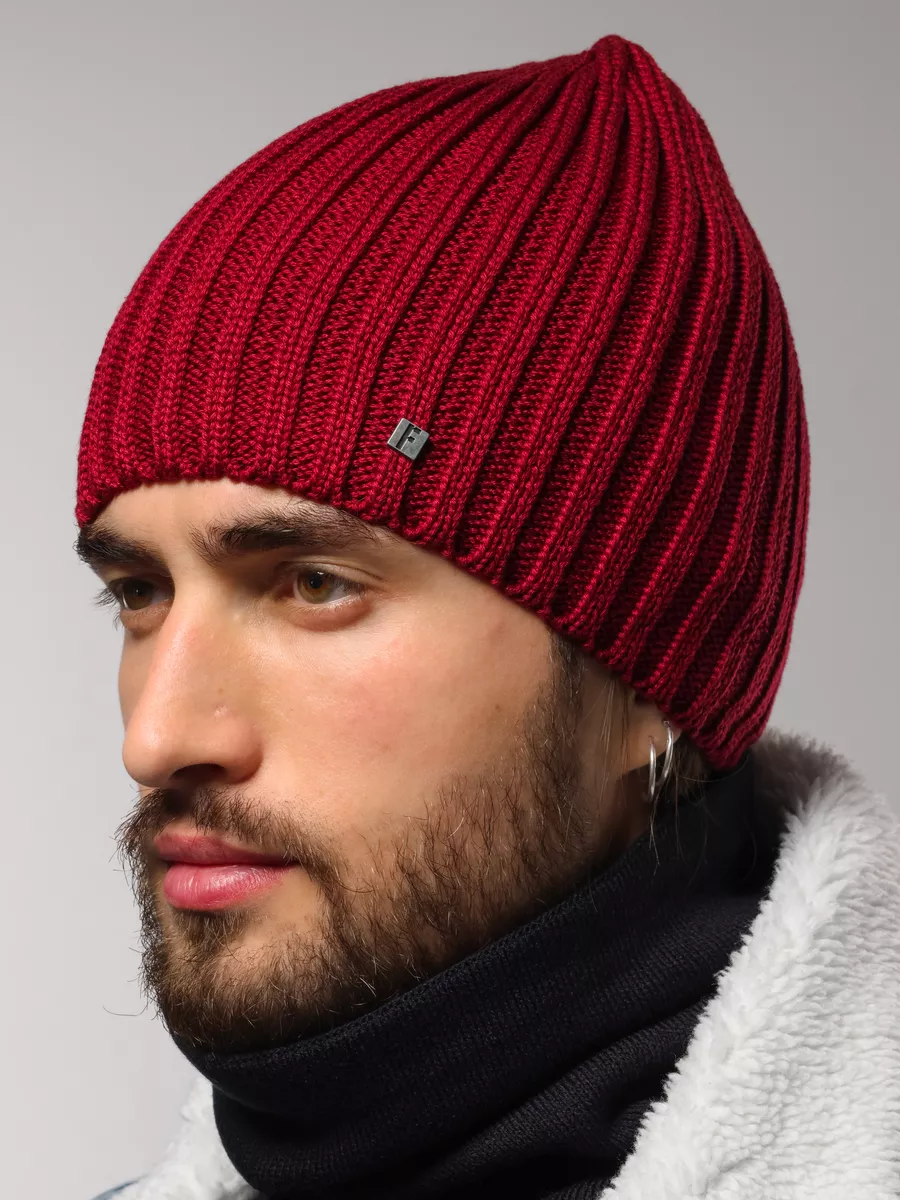 Шапка зимняя с флисом весенняя