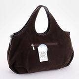 Сумка Саломея 507 эко-замша кофе