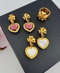 Серьги TORY BURCH с подвеской сердце