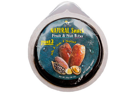 Финик, какао, лесной орех "Natural Snack", 25г