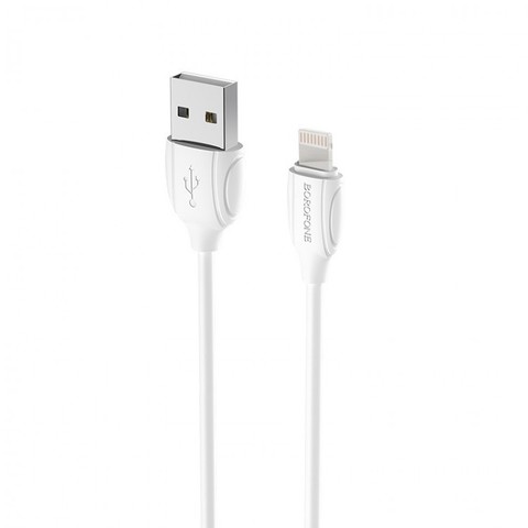 USB кабель Borofone BX51 2,4A lightning (белый)