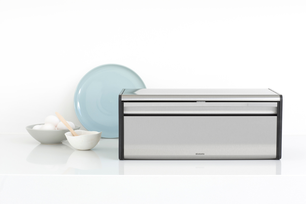 Хлебница с откидной крышкой, Стальной матовый, арт. 236709 - фото 10