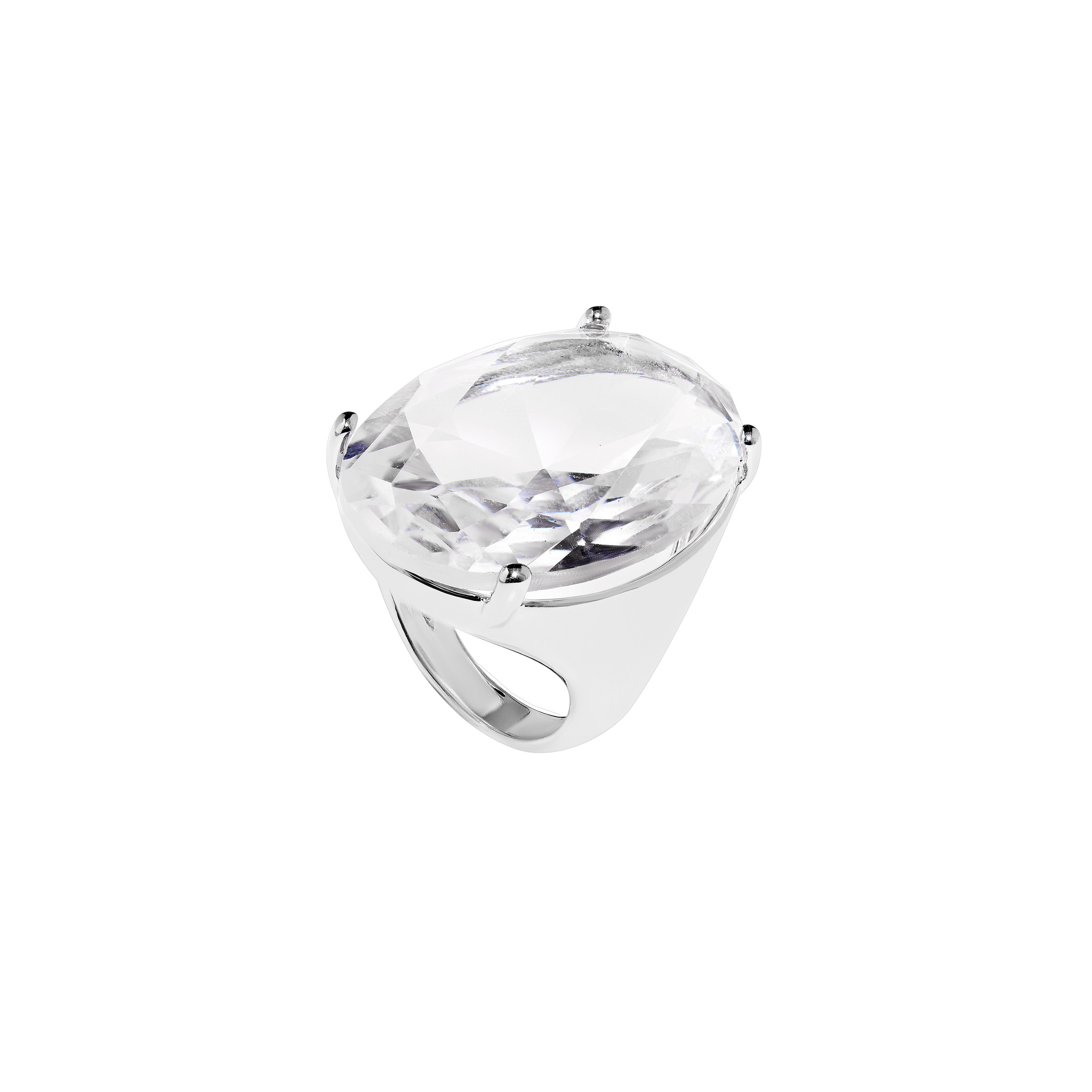 

Кольцо Silver Ring With A Massive Oval Crystal