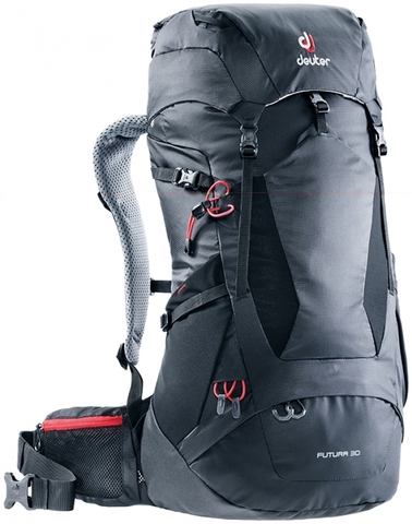 Картинка рюкзак туристический Deuter Futura 30 Black - 1