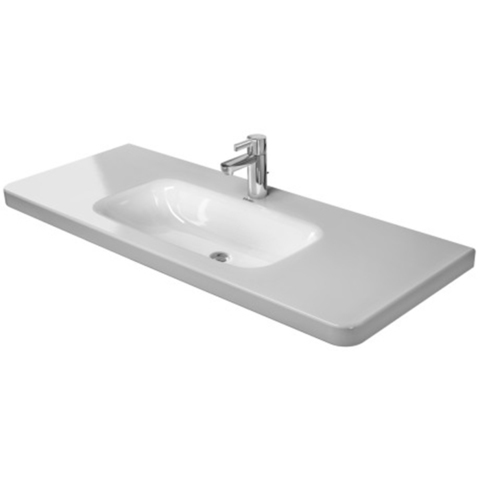 Duravit DuraStyle Раковина  для мебели, без перелива, с 1 отв. под смес., 1200x480мм, Цвет: Белый 2320120041