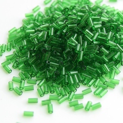 Стеклярус Тохо 3 мм 0007B темно-зеленый