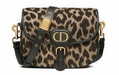 Сумка Dior Bobby, модель среднего формата черный