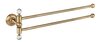 Cezares APHRODITE-TD09-03/24-M APHRODITE-TD09-03/24-M Полотенцедержатель двойной, поворотный, золото