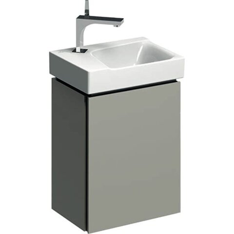 Шкафчик для раковины Geberit Xeno², с одной дверью: B=38см, H=52.5см, T=26.5см, Серый / Матовое покрытие