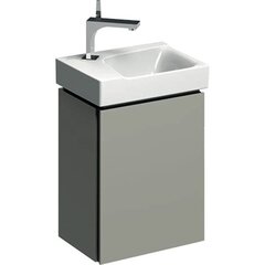 Шкафчик для раковины Geberit Xeno², с одной дверью: B=38см, H=52.5см, T=26.5см, Серый / Матовое покрытие фото