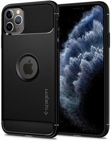 Прочный чехол SPIGEN для iPhone 11 Pro - Rugged Armor - Matte Black