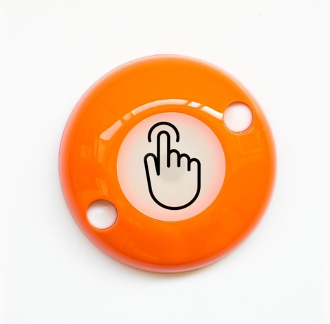 ART-ZN-Exit-Sensor Сенсорная кнопка выхода двухпроводная (оранжевая) АртСистемы