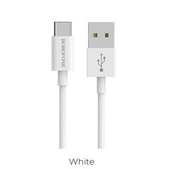 USB - Type-C Borofone BX22, белый