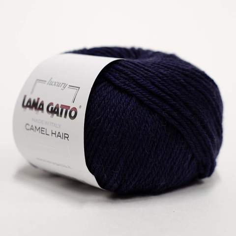 Пряжа Lana Gatto Camel Hair 5914 темно-синий