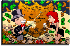 Постер "Alec Monopoly Dom Perignon"