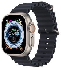 Умные часы Apple Watch Ultra 49 мм корпус из титана, ремешок Ocean цвета «тёмная ночь»