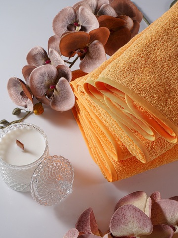 Набор полотенец 5шт Claire Batiste Atelier Ile оранжевый