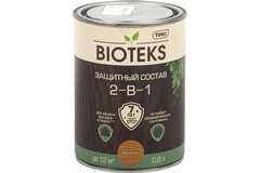 Антисептик Текс Bioteks лессирующий (2 в 1) махагон (0,8л)