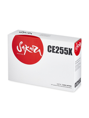 Картридж Sakura CE255X (55X) для HP LJ CP3525n/LJ P3015/LJ P3015d/LJ P3015dn, черный, 12500 к.