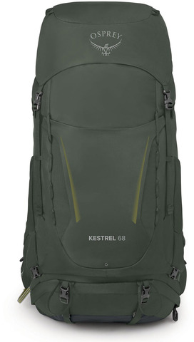 Картинка рюкзак туристический Osprey Kestrel 68 Bonsai Green - 3