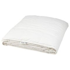 Евро одеяло IKEA FJALLBRACKA (ФЬЕЛЛЬБРЭККА), Стеганое, Всесезонное, Летнее, Белый, 220x240 см