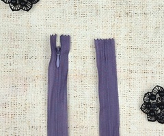 Молния спираль потайная Т3, 20 см, серо-фиолетовый