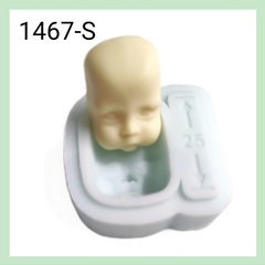1467-S Молд силиконовый лицо детское 